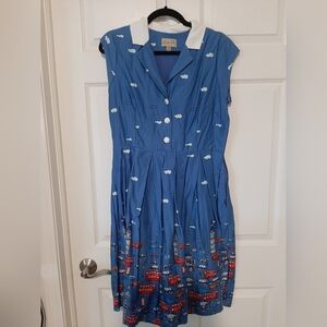 Lindy Bop London Dress, Size UK14, Large